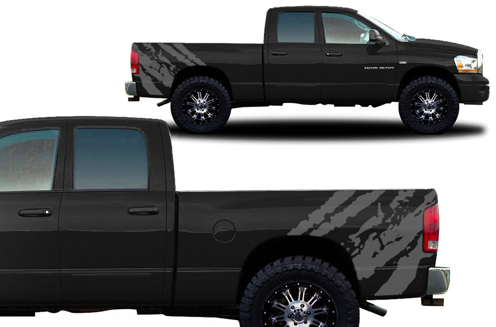 Custom Ripped Body Graphics Decal Kit - Click Image to Close